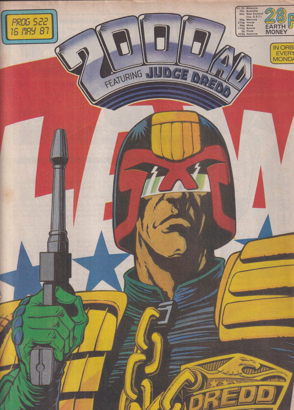 2000 AD FEATURING JUDGE DREDD #522 - Slab City Comics 