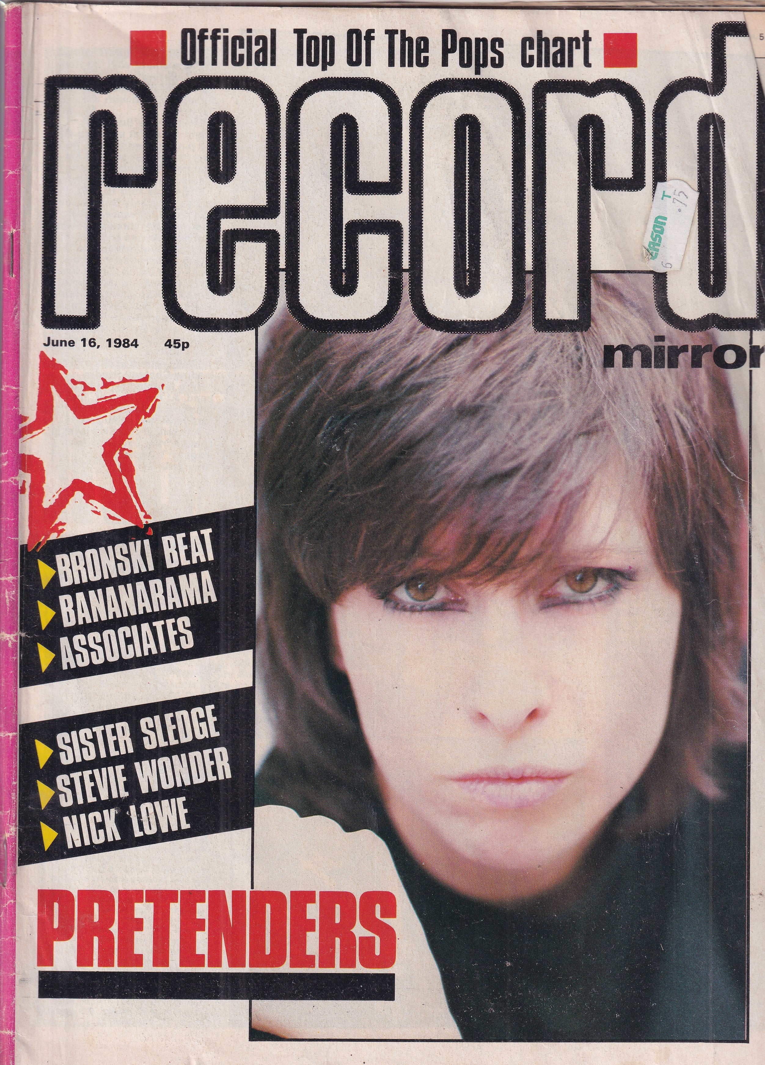 Record Mirror June 1984 - Slab City Comics 
