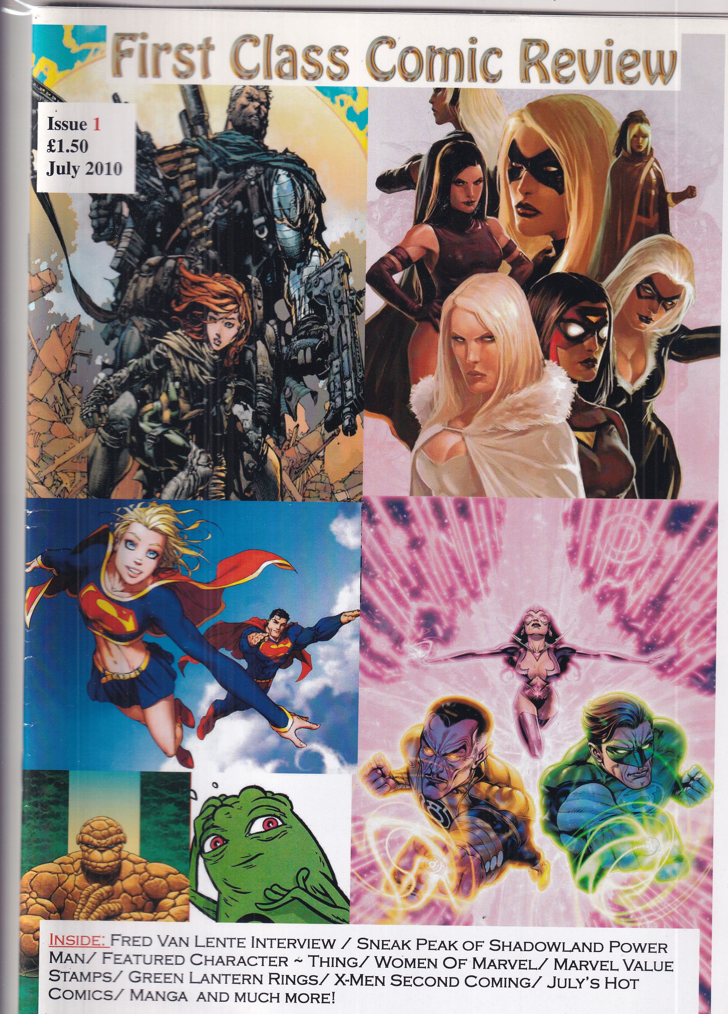 FIRST CLASS COMIC REVIEW #1 - Slab City Comics 