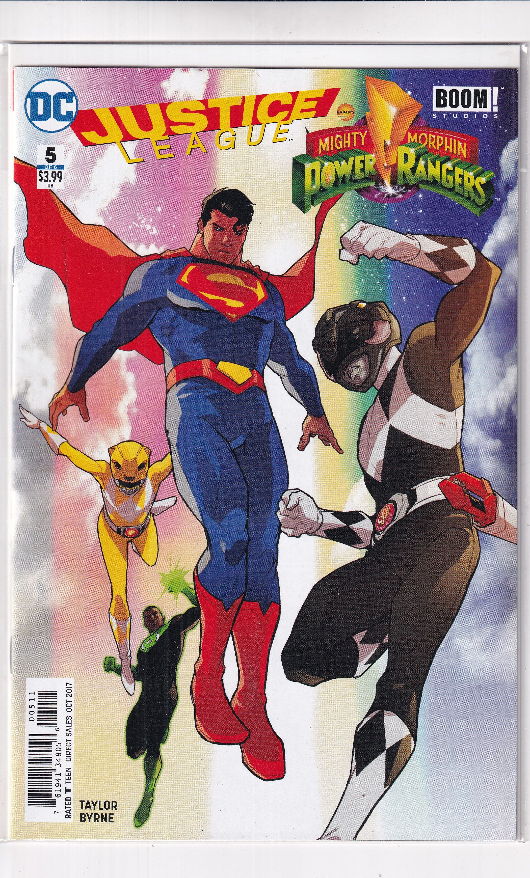 JUSTICE LEAGUE MIGHTY MORPHIN POWER RANGERS #5 - Slab City Comics 