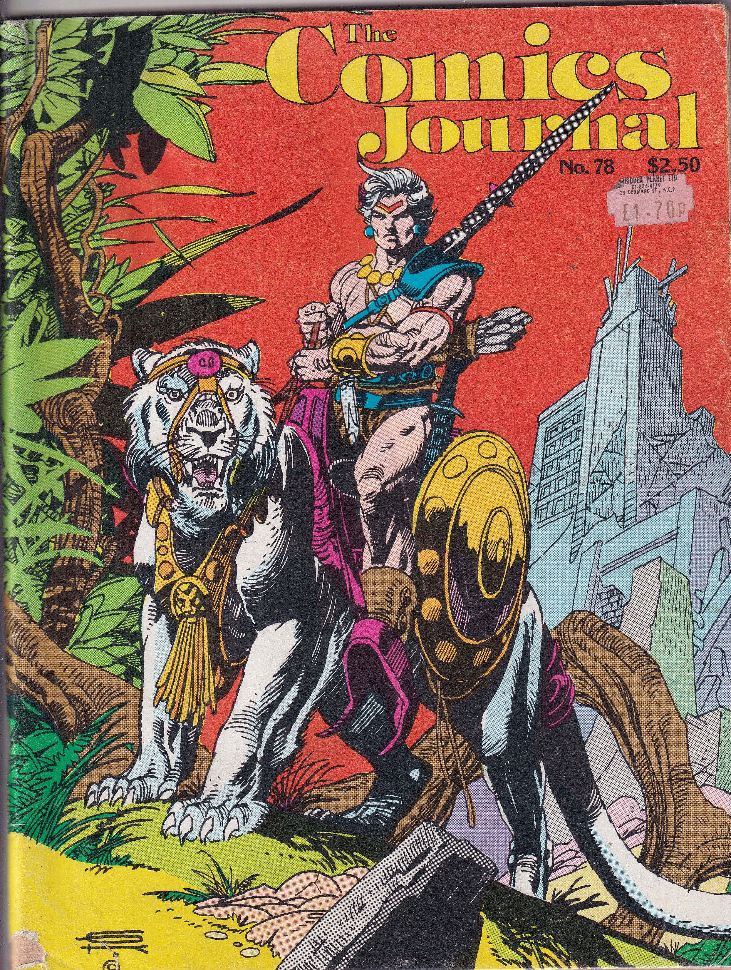 COMICS JOURNAL #78 - Slab City Comics 