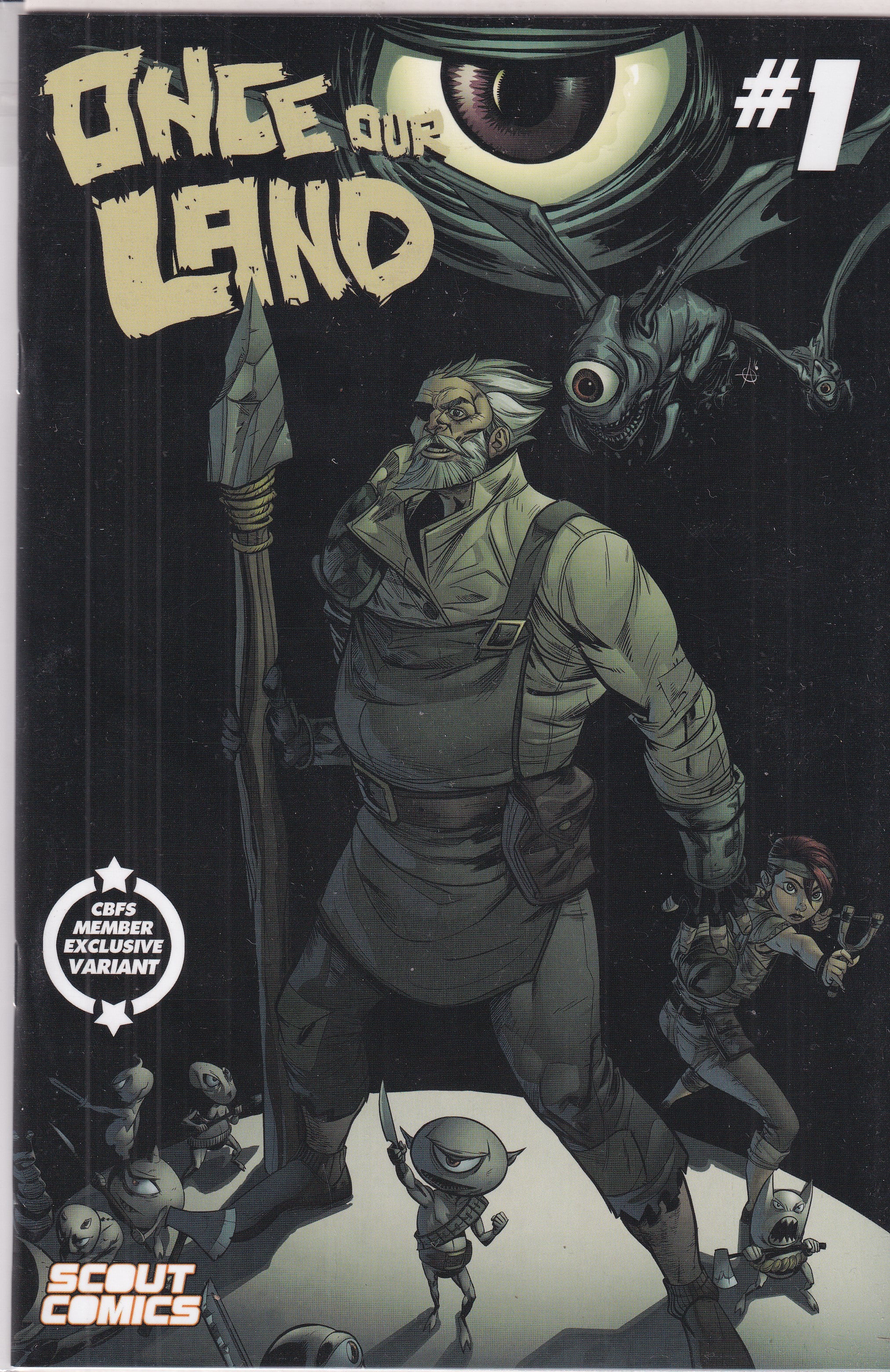 Once Our Land #1 CBSF Variant - Slab City Comics 