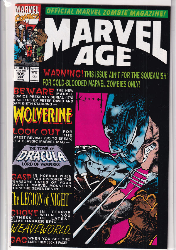 Marvel Age #105 - Slab City Comics 