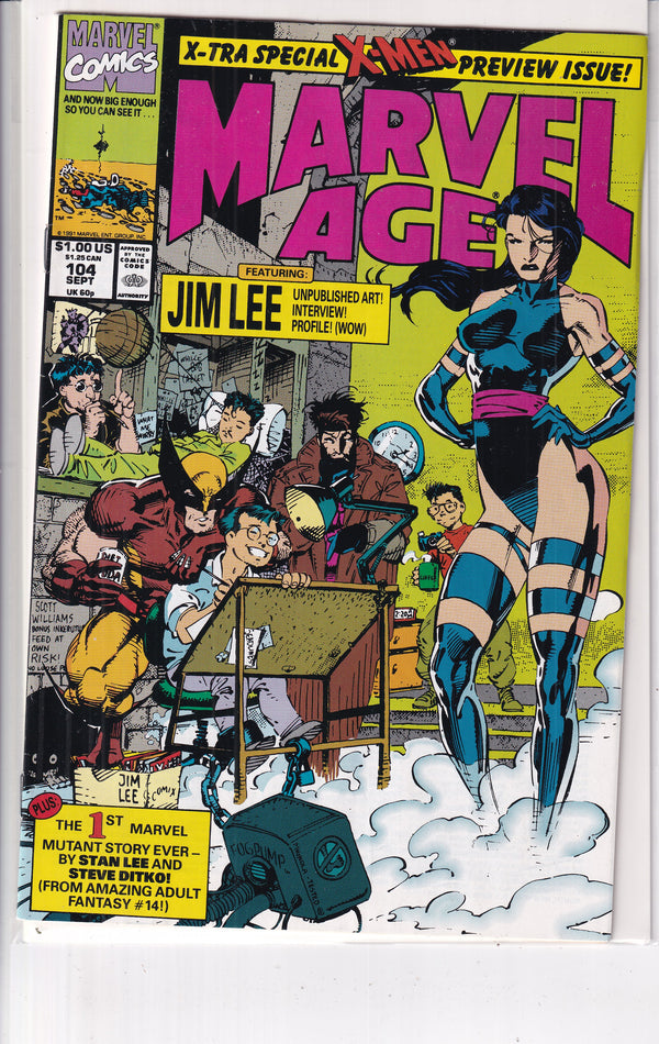 Marvel Age #104 - Slab City Comics 