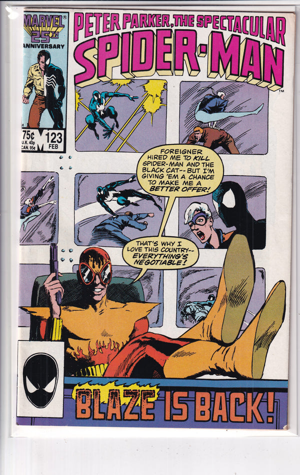 Peter Parker The Spectacular Spider-Man #123 - Slab City Comics 