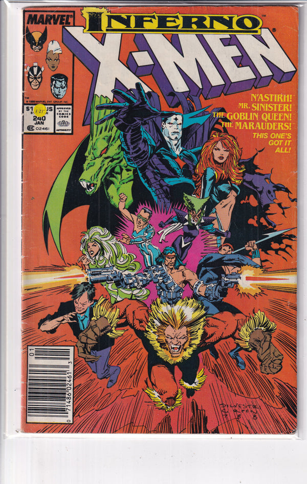 Inferno X-Men #240 - Slab City Comics 