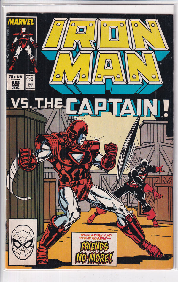 Iron Man #228 - Slab City Comics 