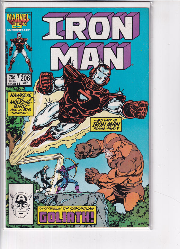 Iron Man #206 - Slab City Comics 