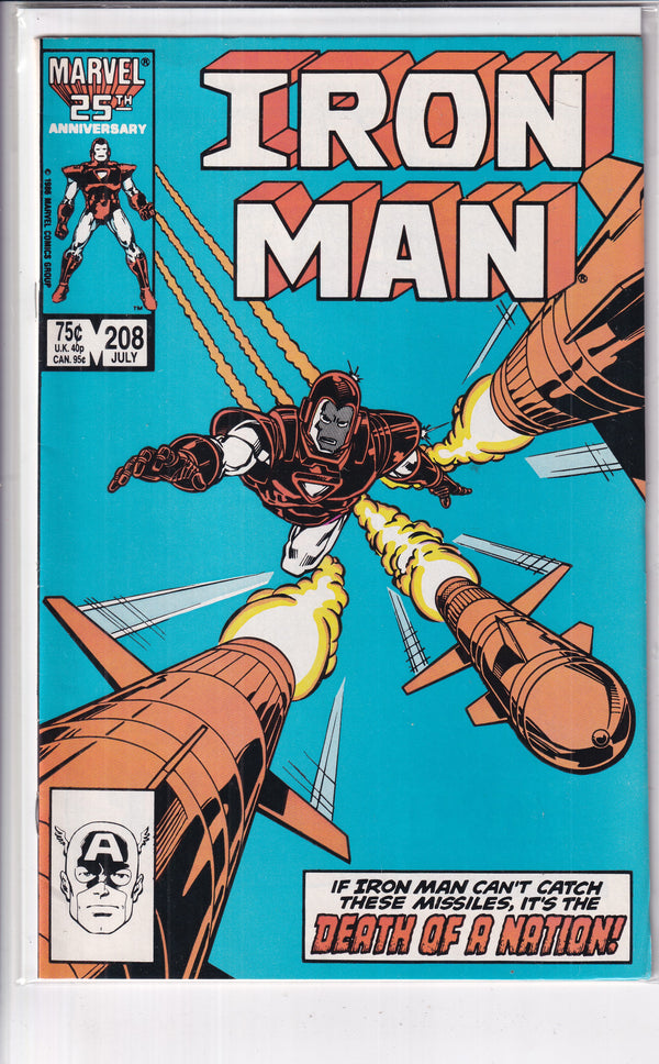 Iron Man #208 - Slab City Comics 