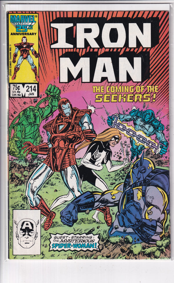 Iron Man #214 - Slab City Comics 