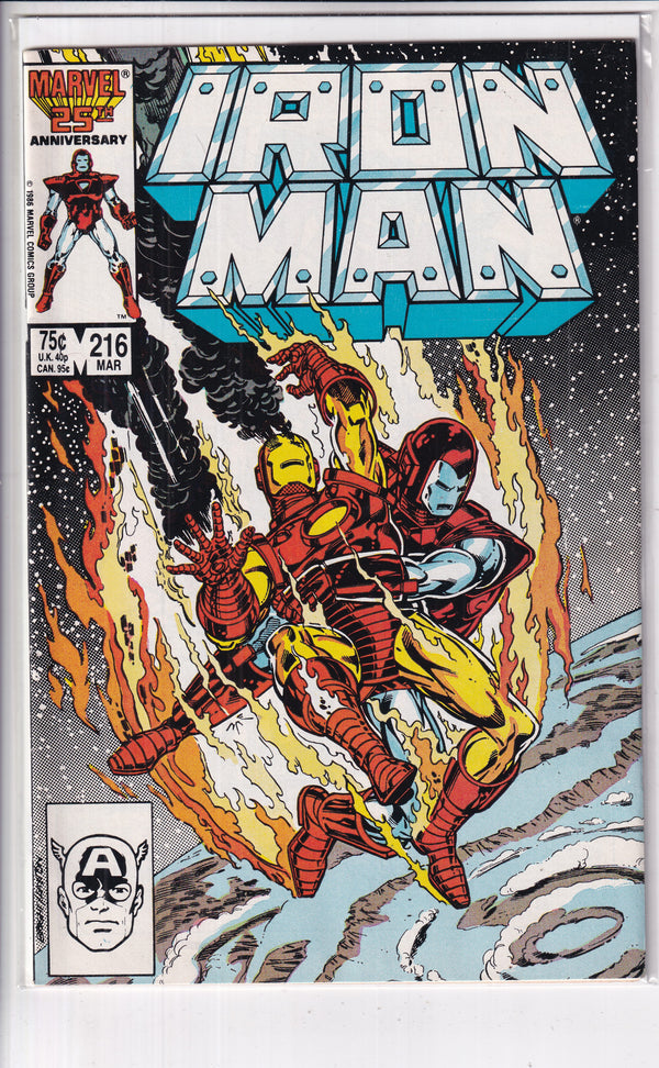 Iron Man #216 - Slab City Comics 