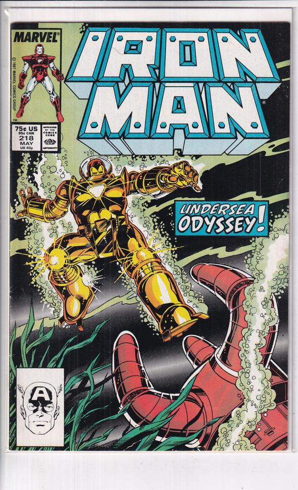 Iron Man #218 - Slab City Comics 