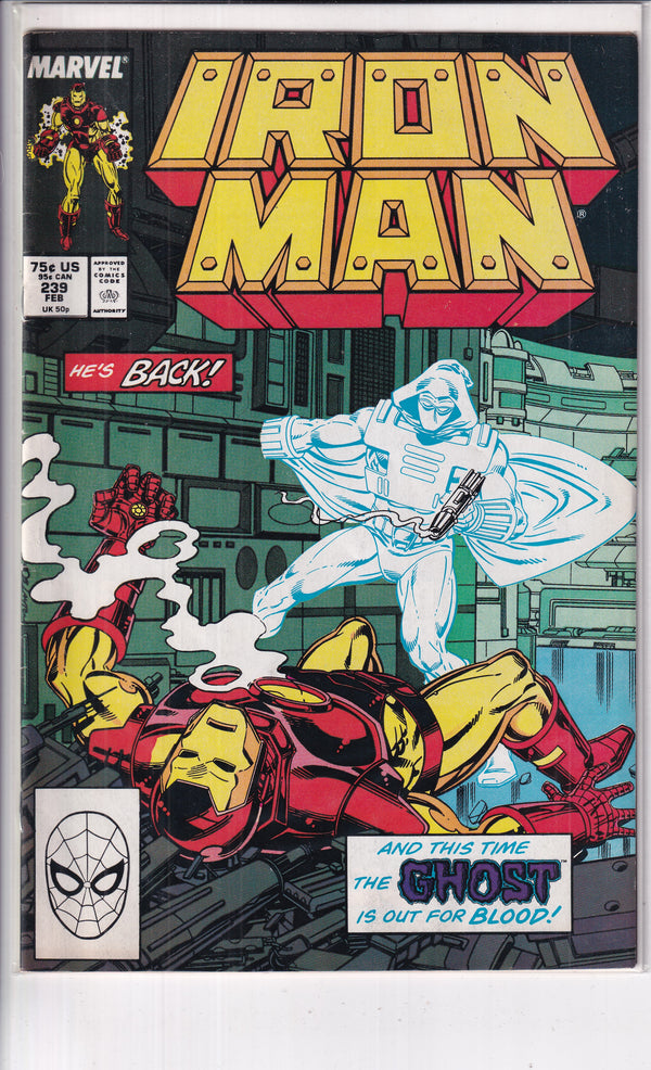 Iron Man #239 - Slab City Comics 