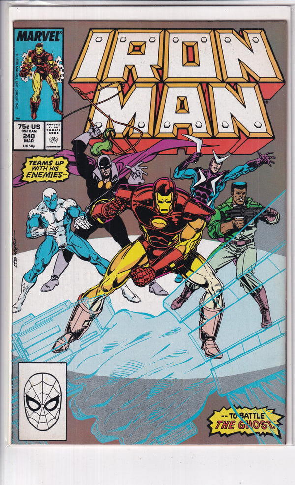 Iron Man #240 - Slab City Comics 