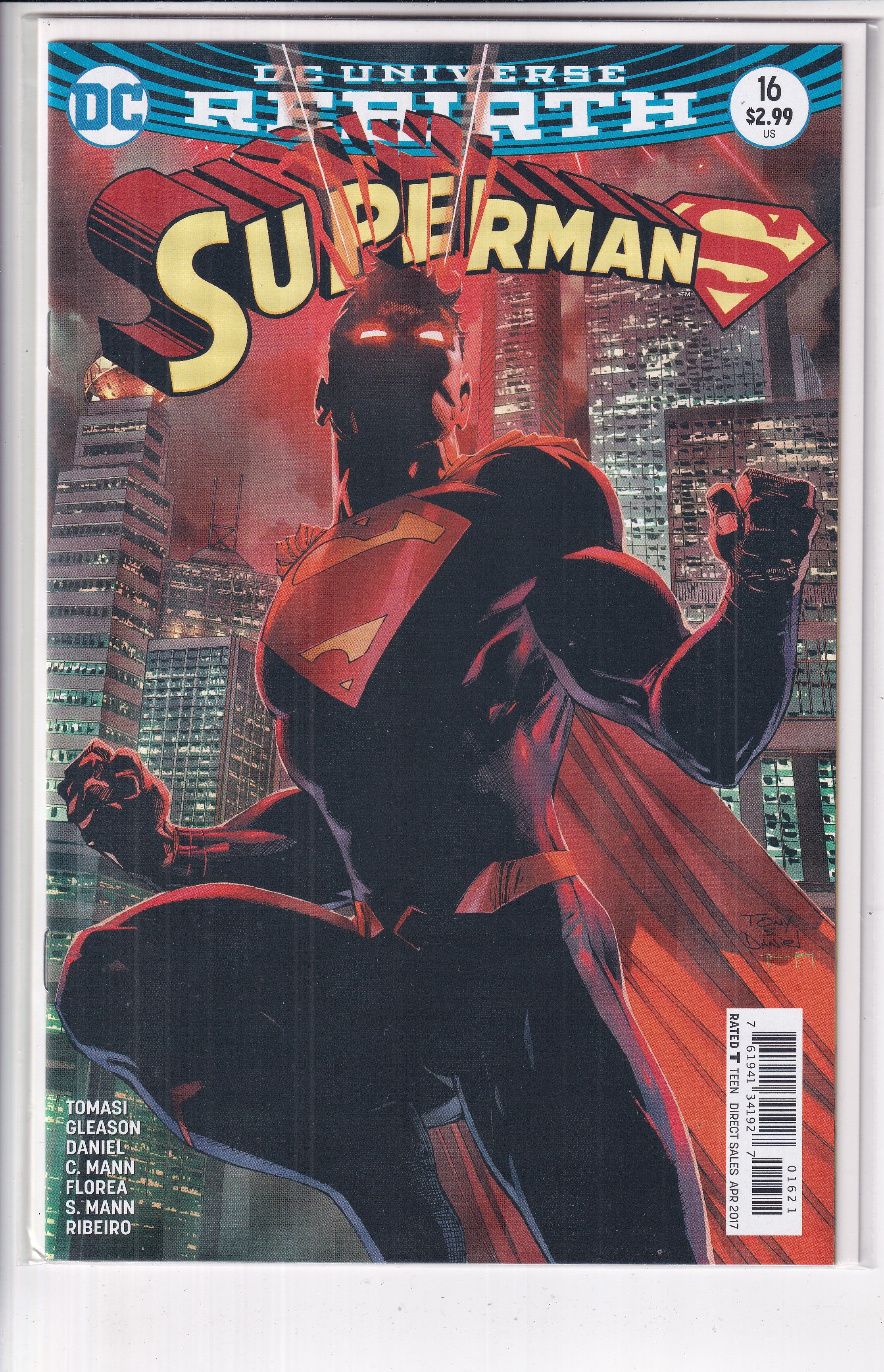 Superman #16 Variant - Slab City Comics 