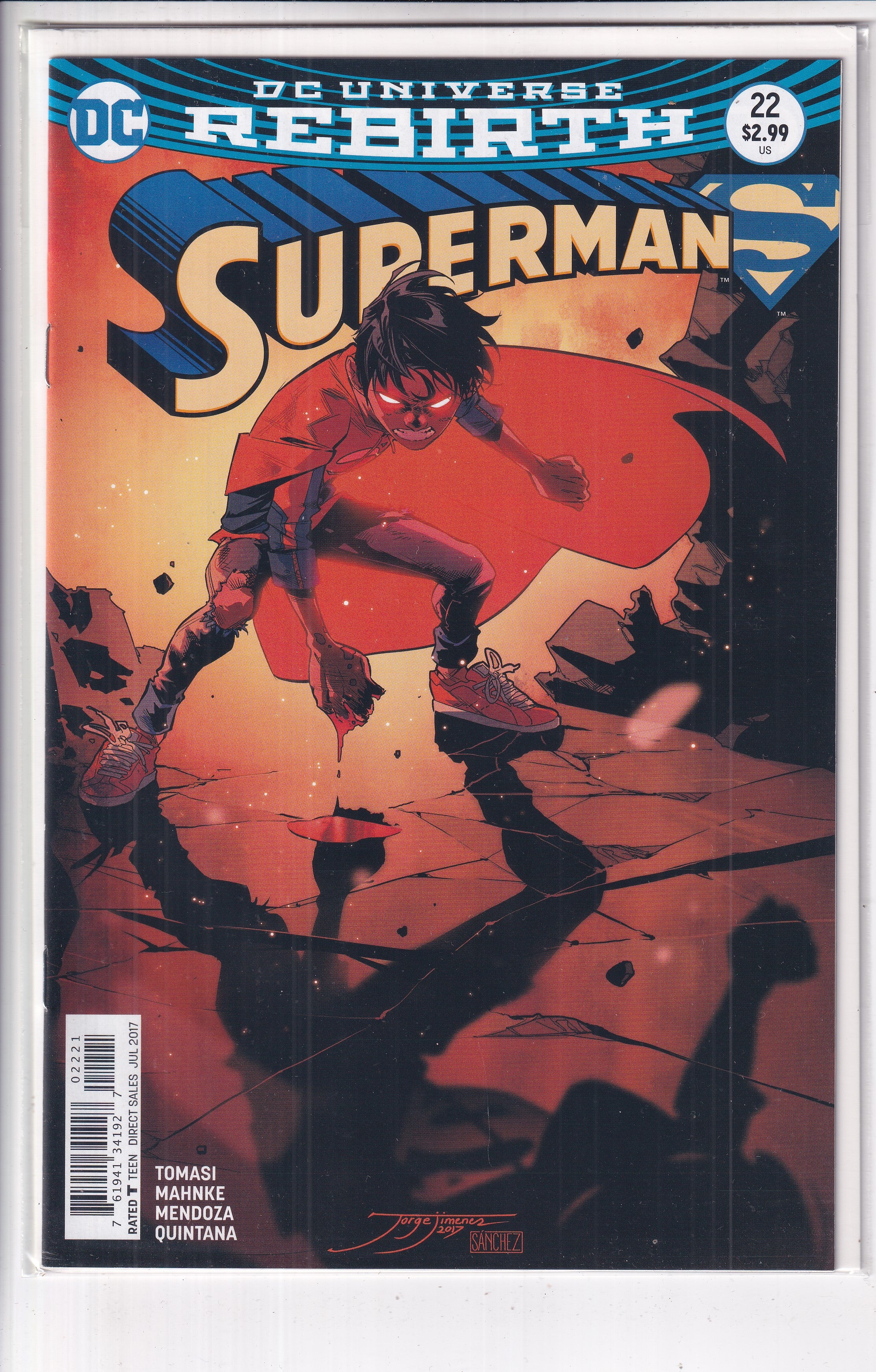 Superman #22 Variant - Slab City Comics 