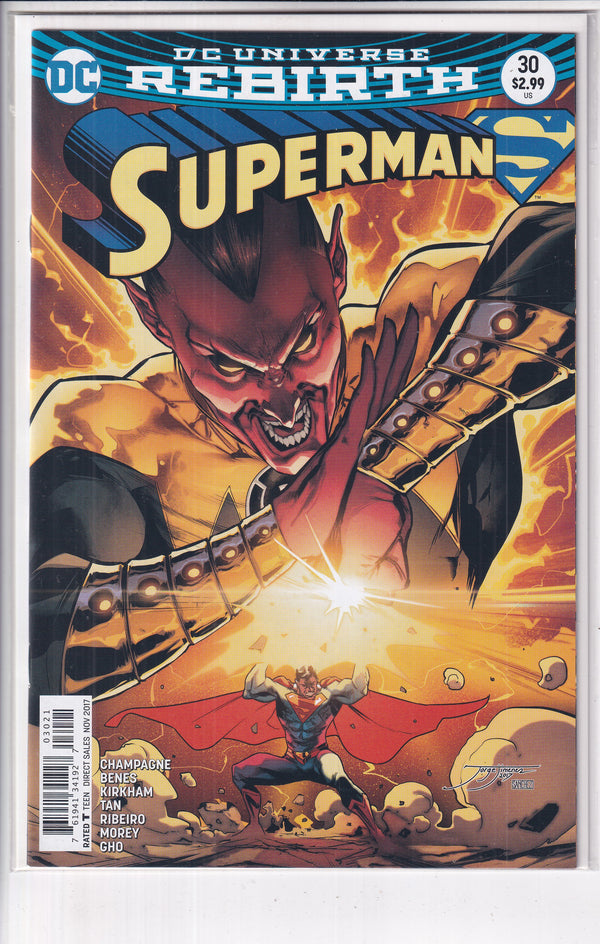 Superman #30 Variant - Slab City Comics 