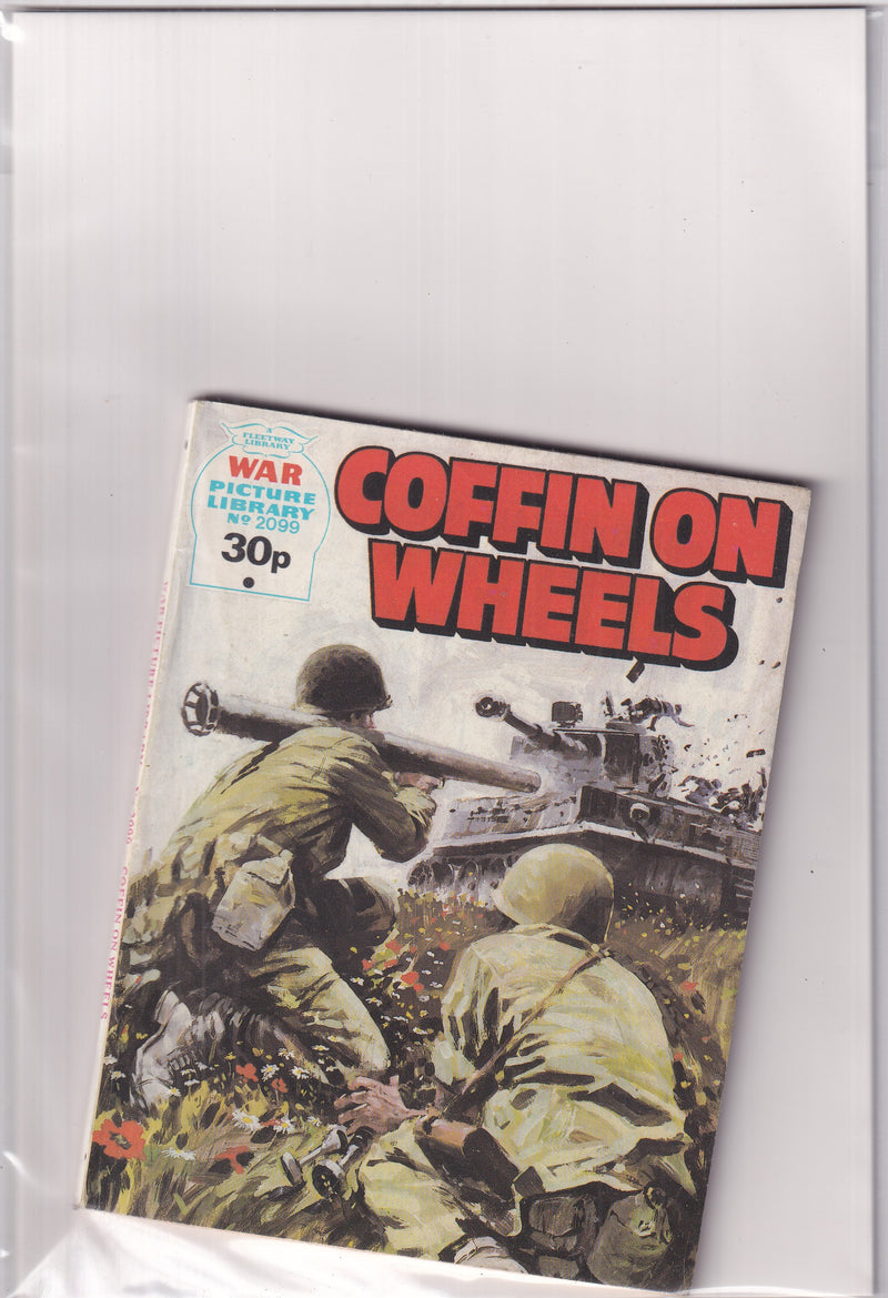 WAR PICTURE LIBRARY COFFIN ON WHEELS