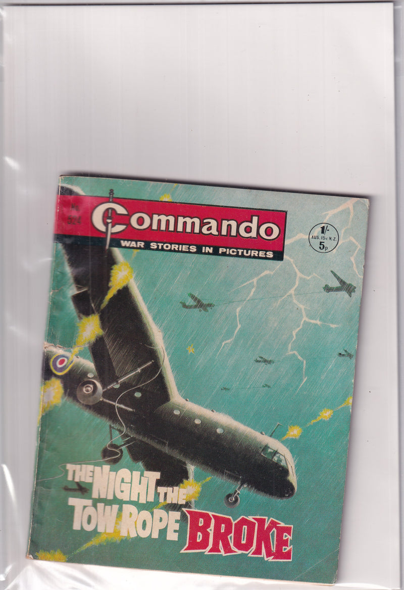 COMMANDO WAR STORIS IN PICTURES NIGHT THE TOW ROPE BROKE