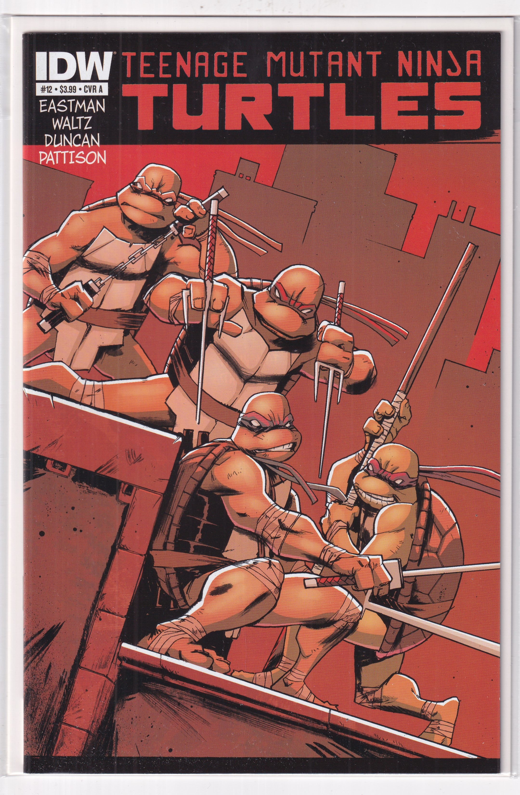 TEENAGE MUTANT NINJA TURTLES #12 - Slab City Comics 