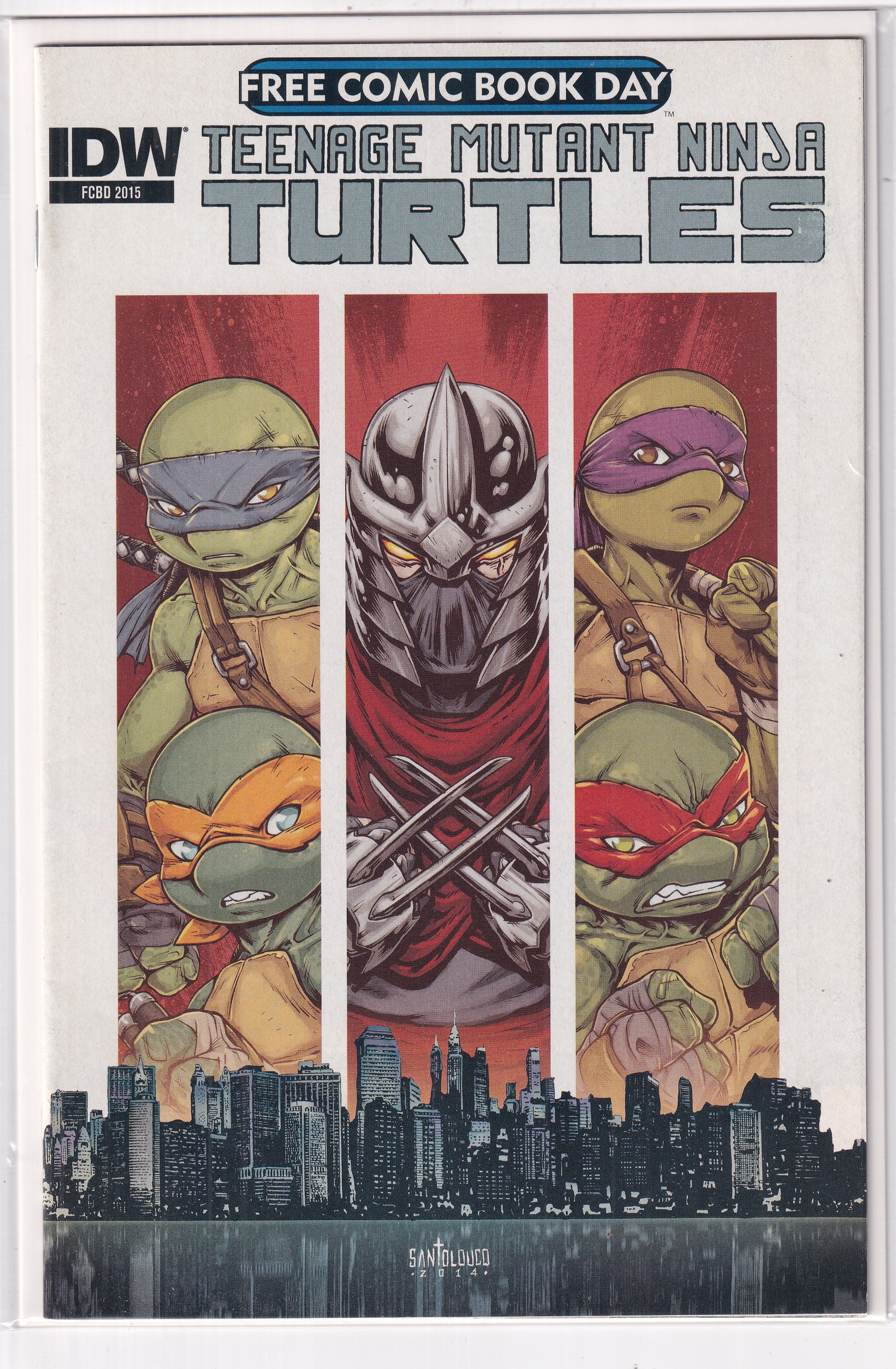 FREE COMIC BOOK DAY TEENAGE MUTANT NINJA TURTLES 2015 - Slab City Comics 