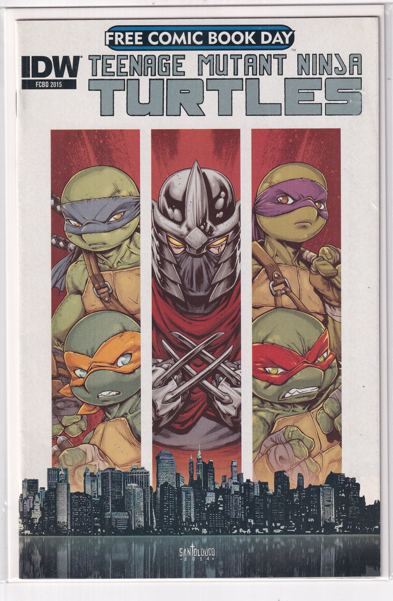FREE COMIC BOOK DAY TEENAGE MUTANT NINJA TURTLES 2015 - Slab City Comics 