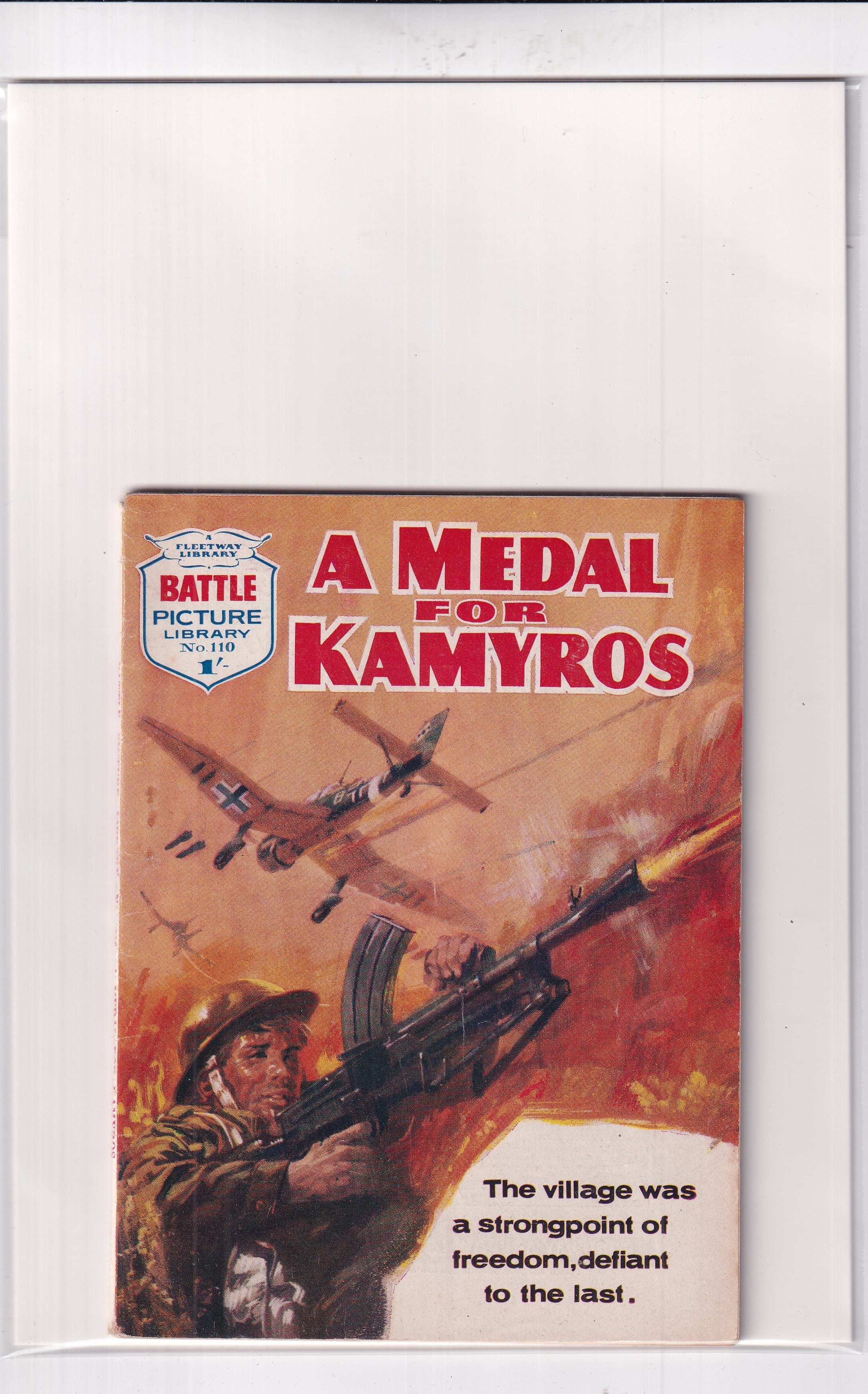 BATTLE PICTURE LIBRARY MEDAL FOR KAMYROS #110 - Slab City Comics 