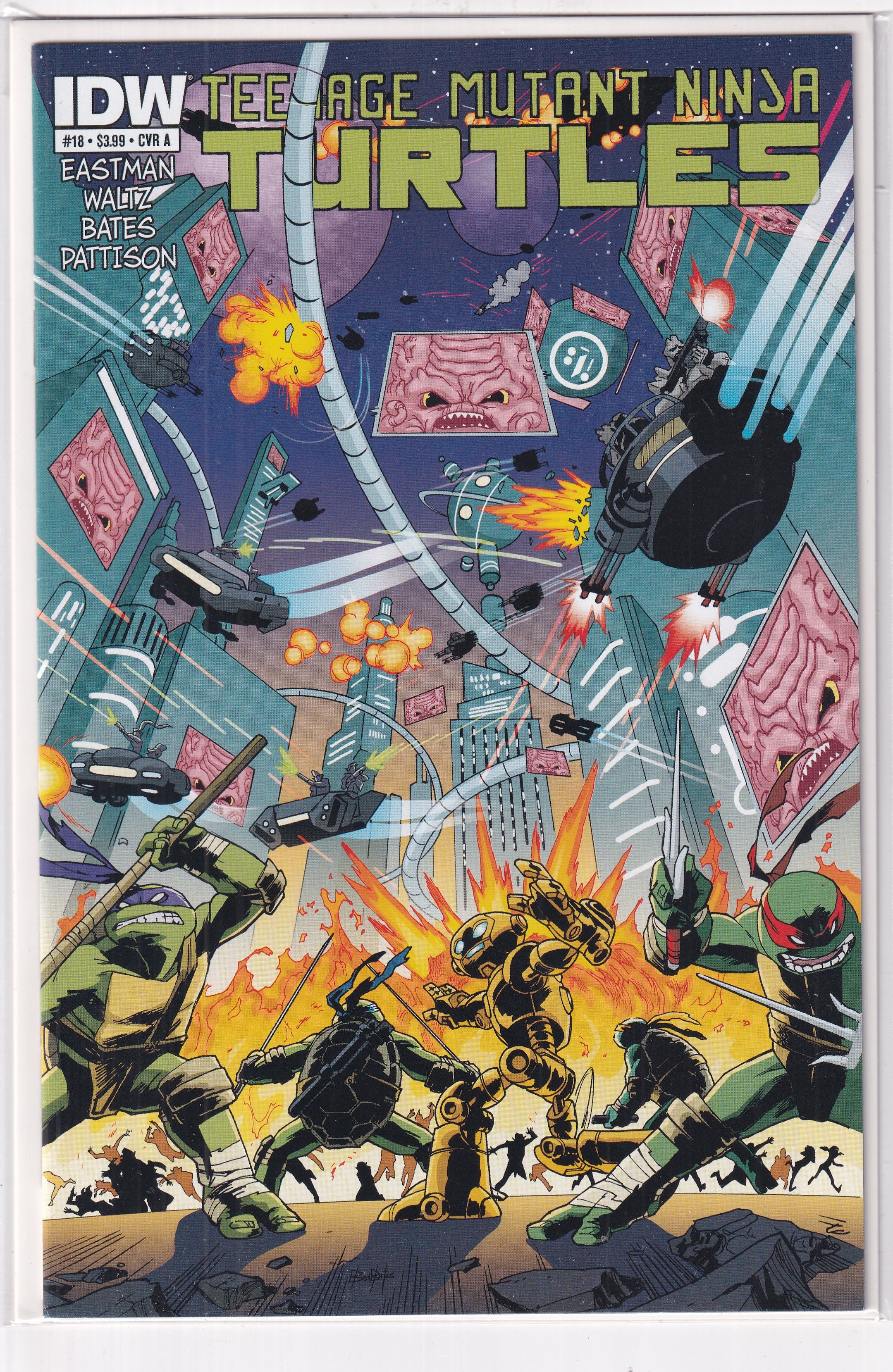 TEENAGE MUTANT NINJA TURTLES #18 - Slab City Comics 