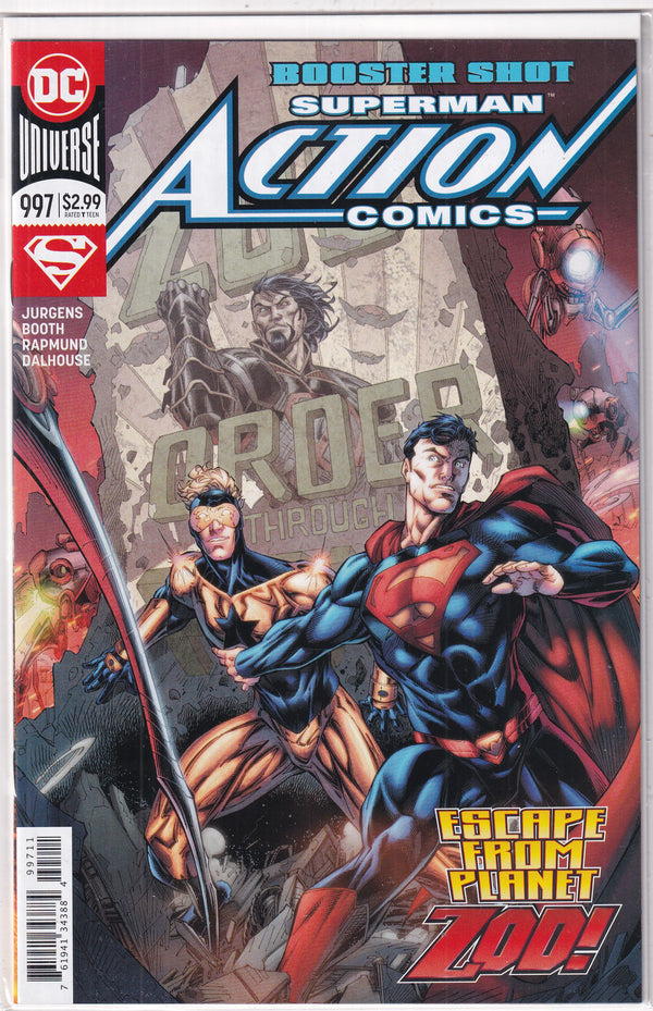 BOOSTER SHOT SUPERMAN ACTION COMICS #997 - Slab City Comics 