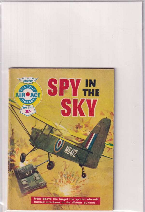AIR ACE PICTURE LIBRARY SPY IN THE SKY #210 - Slab City Comics 