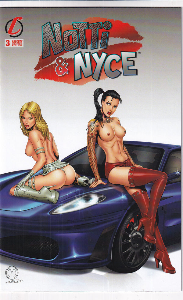 Notti & Nyce #3 Mychaels Naughty Variant - Slab City Comics 