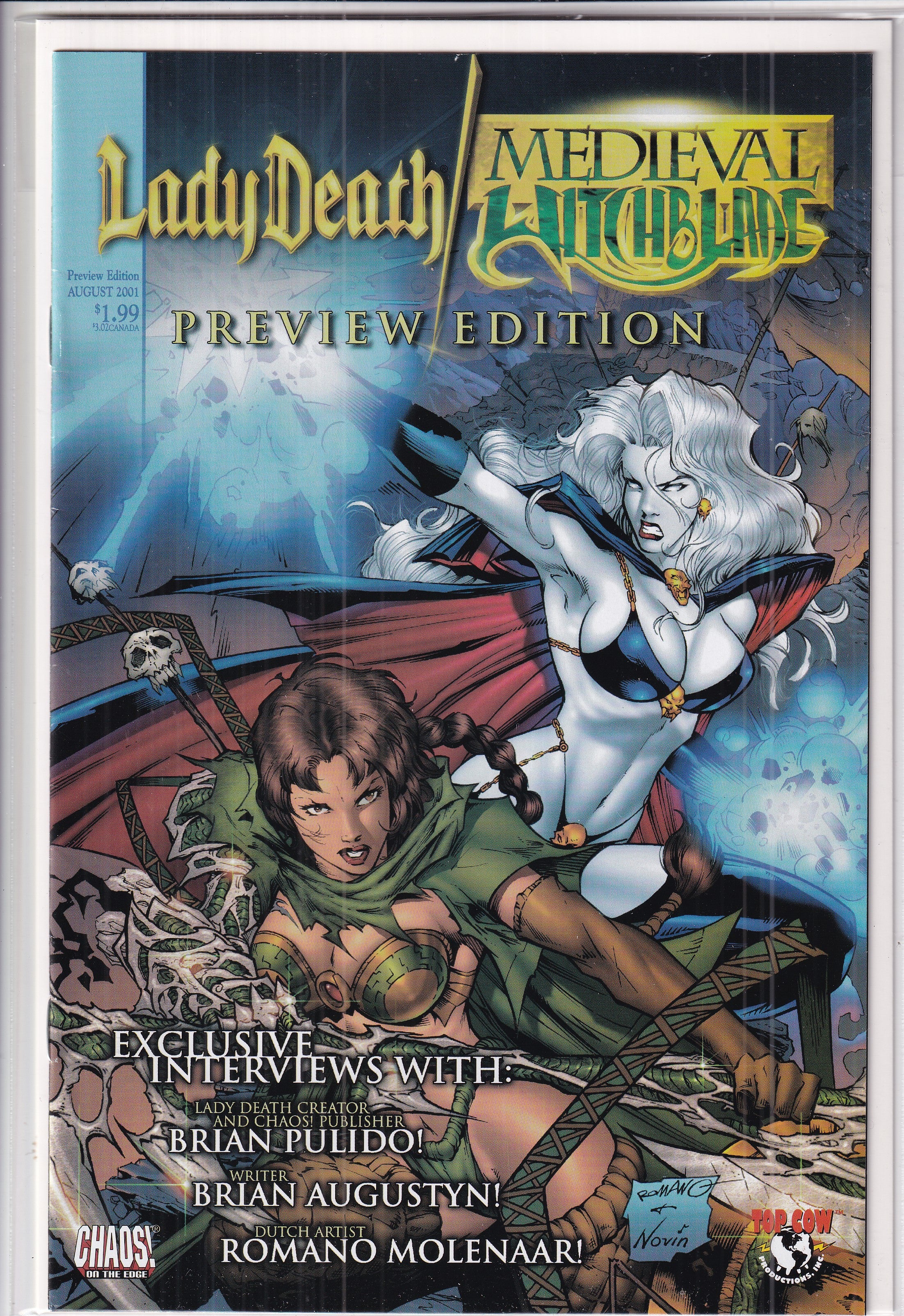 Lady Death Medieval Witchblade Preview Edition - Slab City Comics 