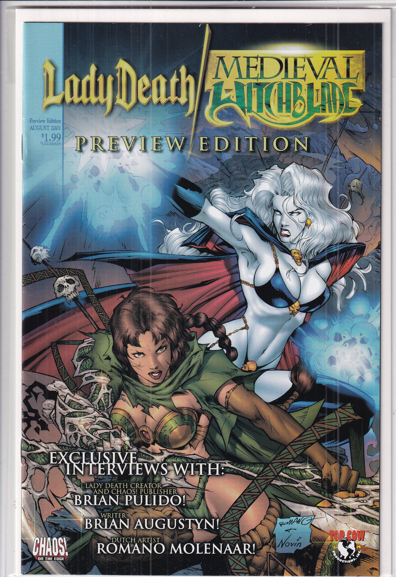 Lady Death Medieval Witchblade Preview Edition - Slab City Comics 