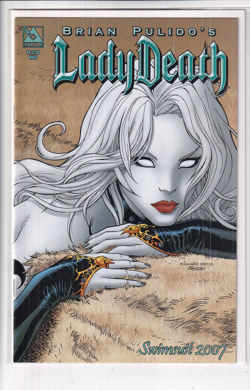 Lady Death Swimsuit 2007 Wrap Variant - Slab City Comics 