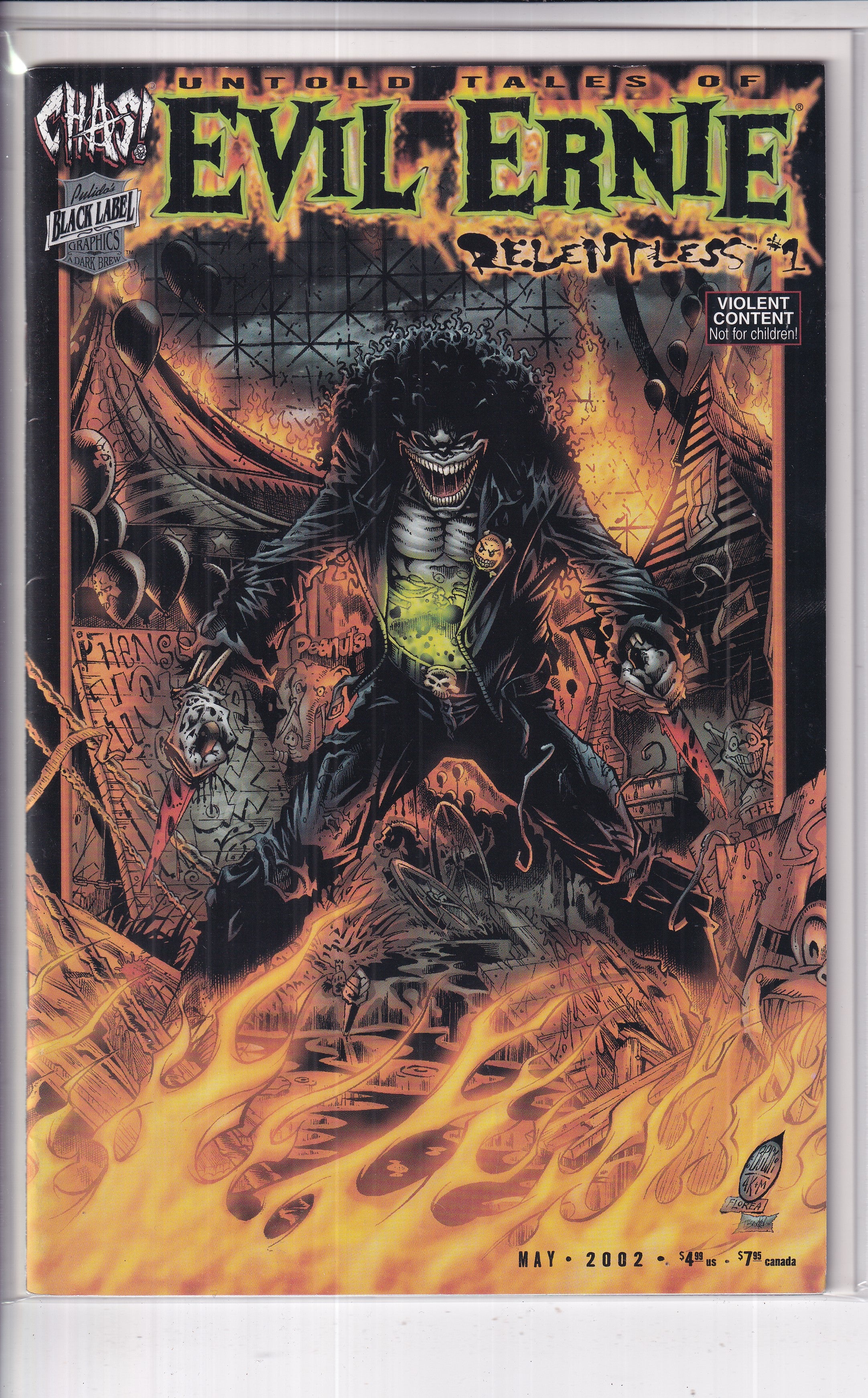 UNTOLD TALES OF EVIL ERNIE RELENTLESS #1 - Slab City Comics 