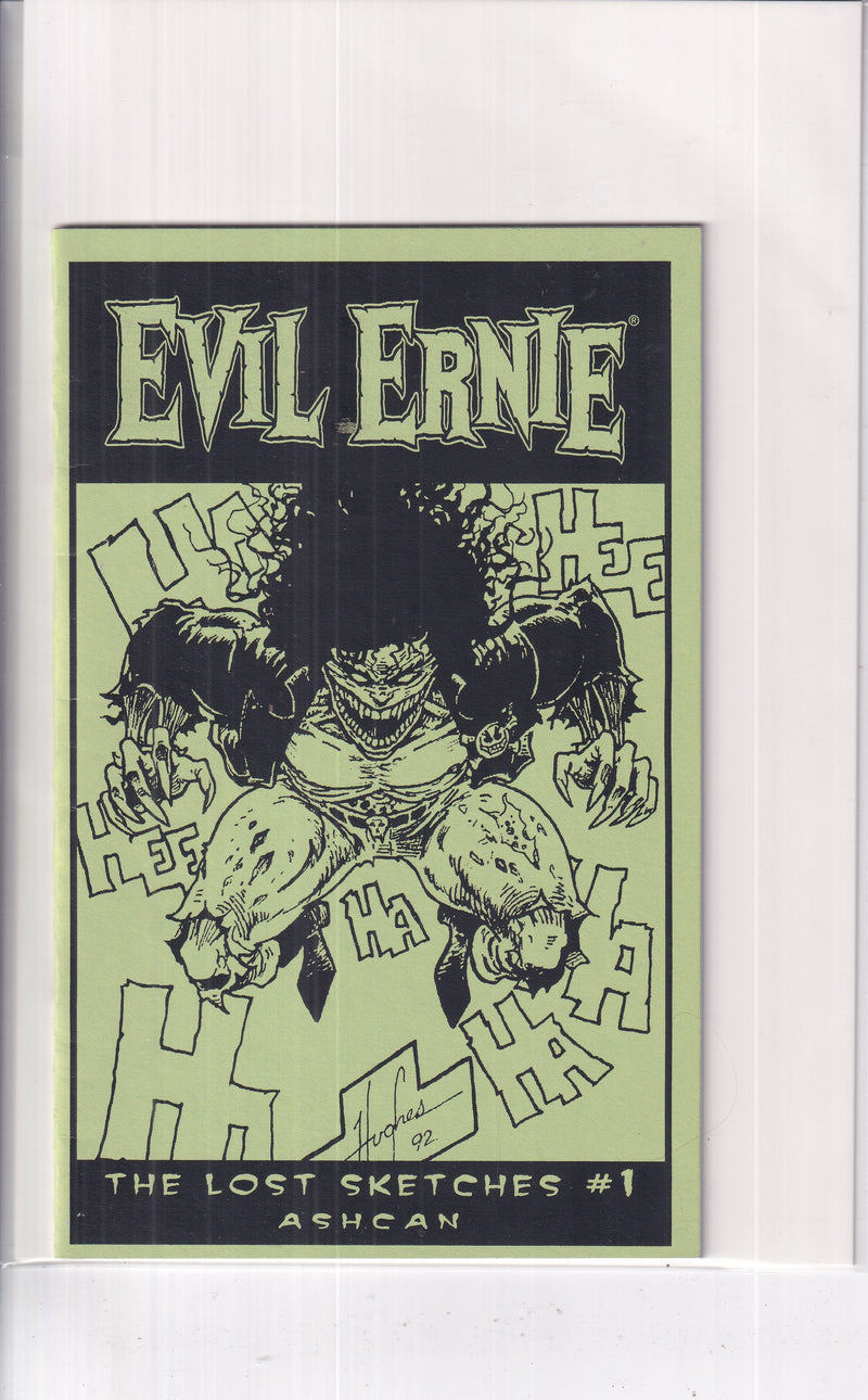 EVIL ERNIE LOST SKETCHES ASHCAN