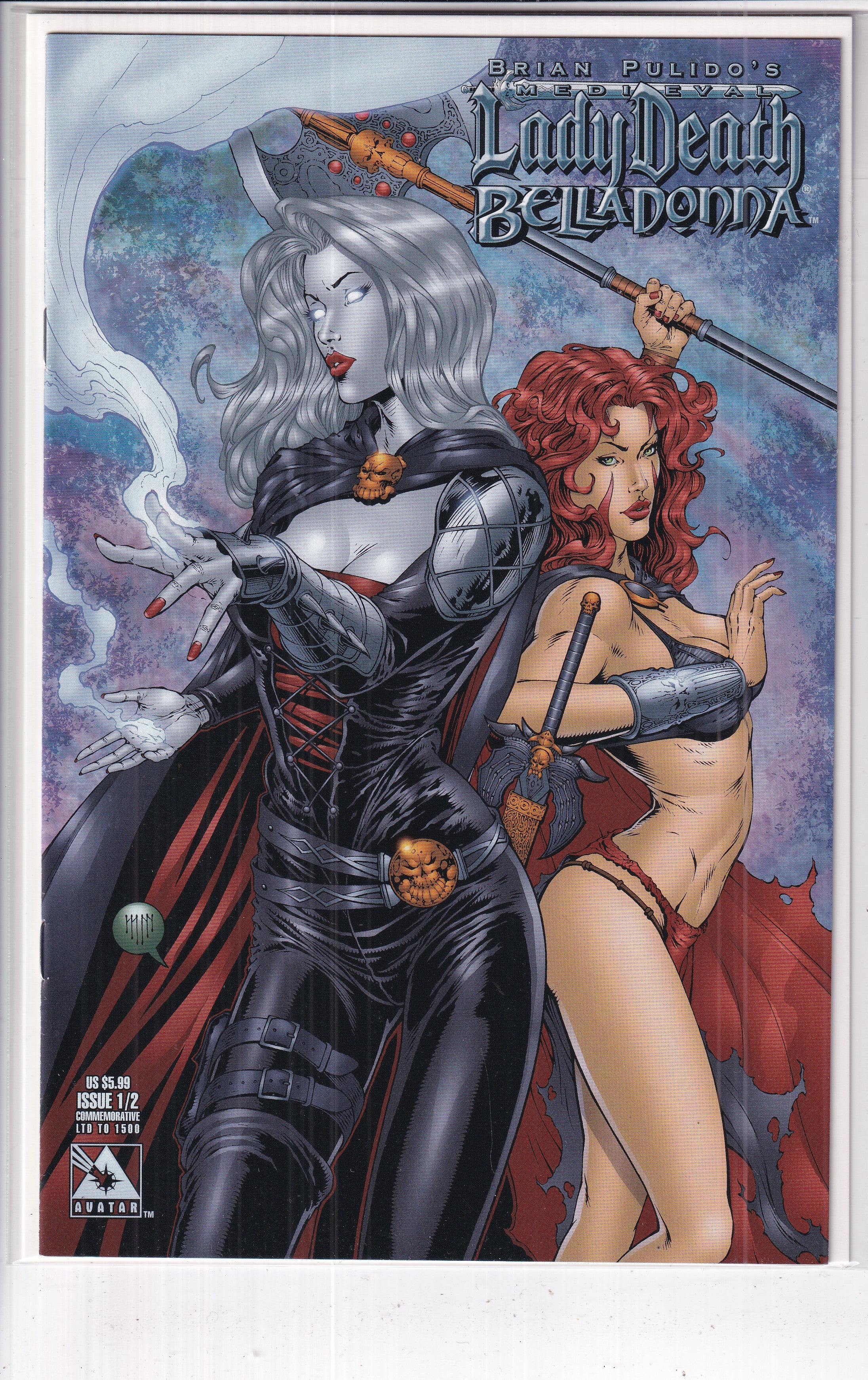 Lady Death Belladonna #1/2 Commemorative Variant - Slab City Comics 