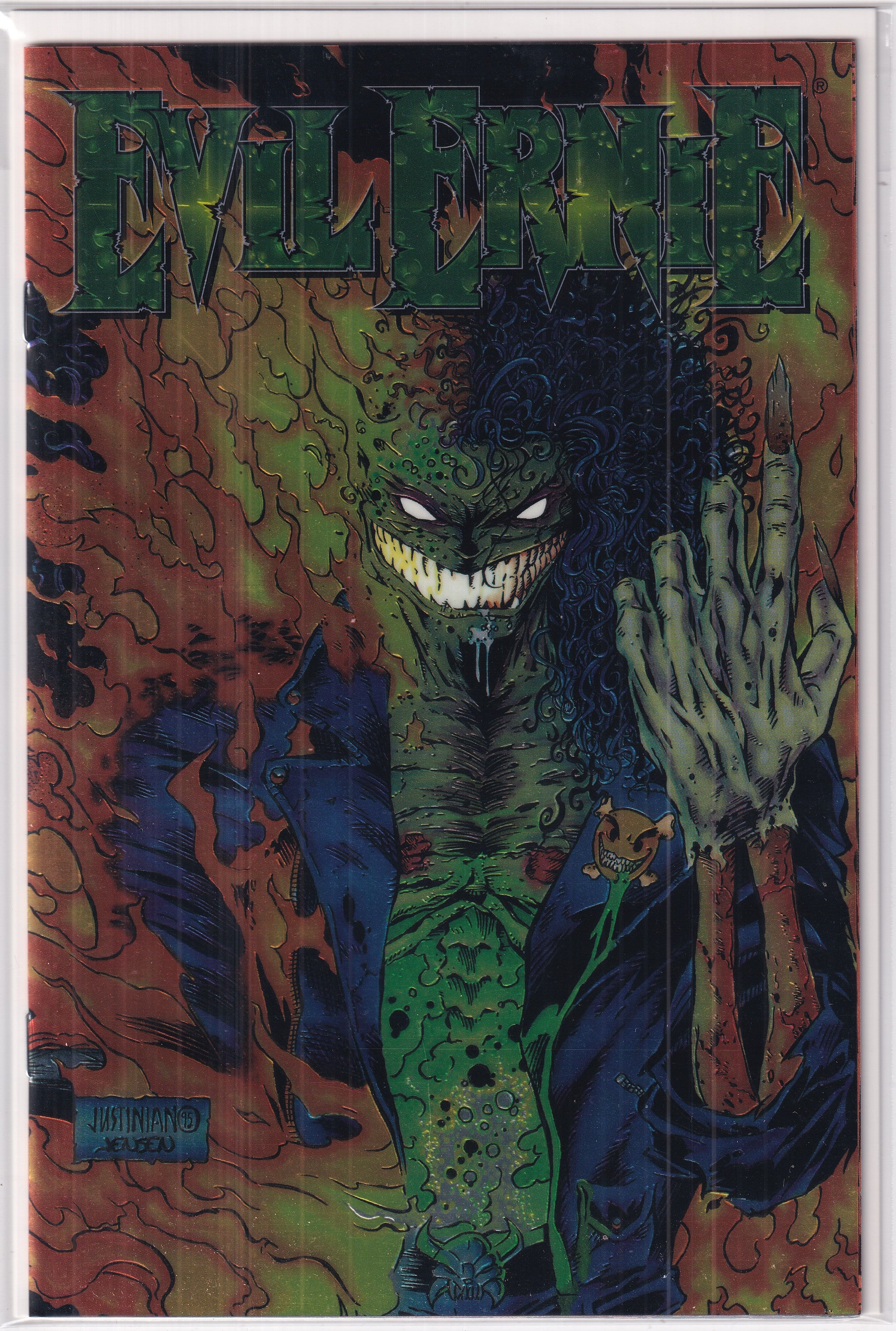 EVIL ERNIE STRAIGHT TO HELL #1 PREMIUM FOIL - Slab City Comics 