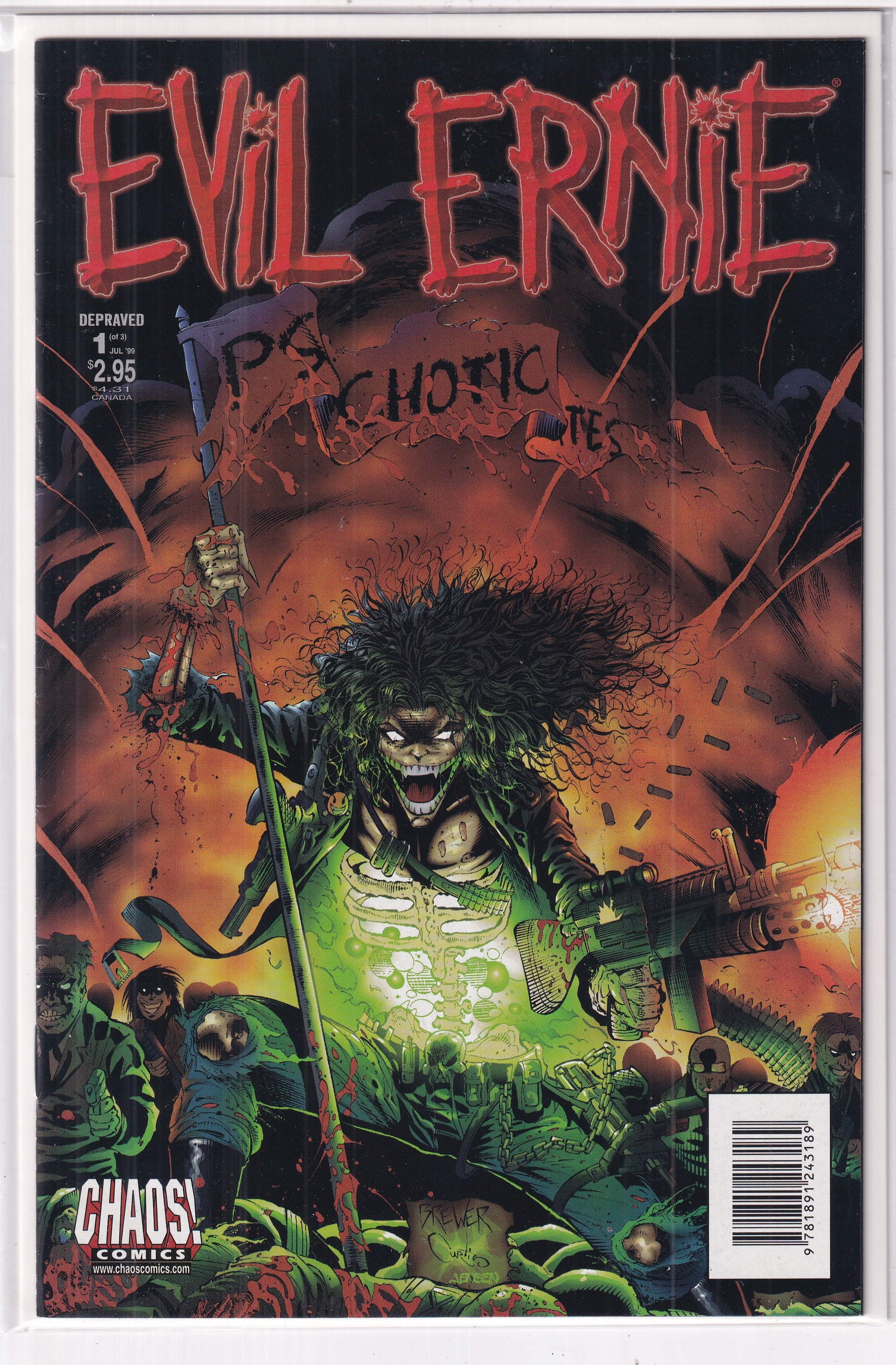 EVIL ERNIE DEPRAVED #1 - Slab City Comics 
