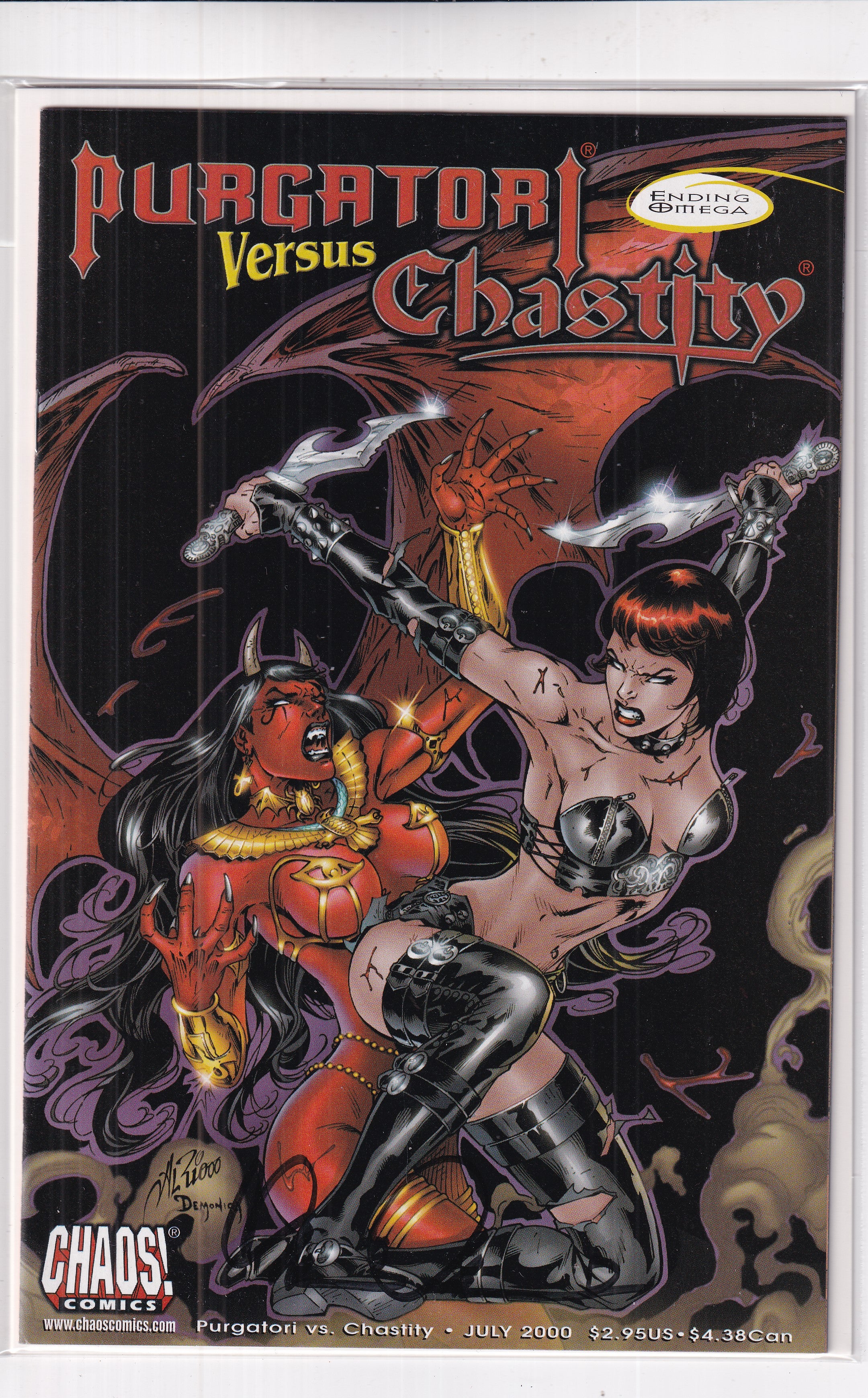 PURGATORI VERSUS CHASTITY ENDING ALPHA - Slab City Comics 