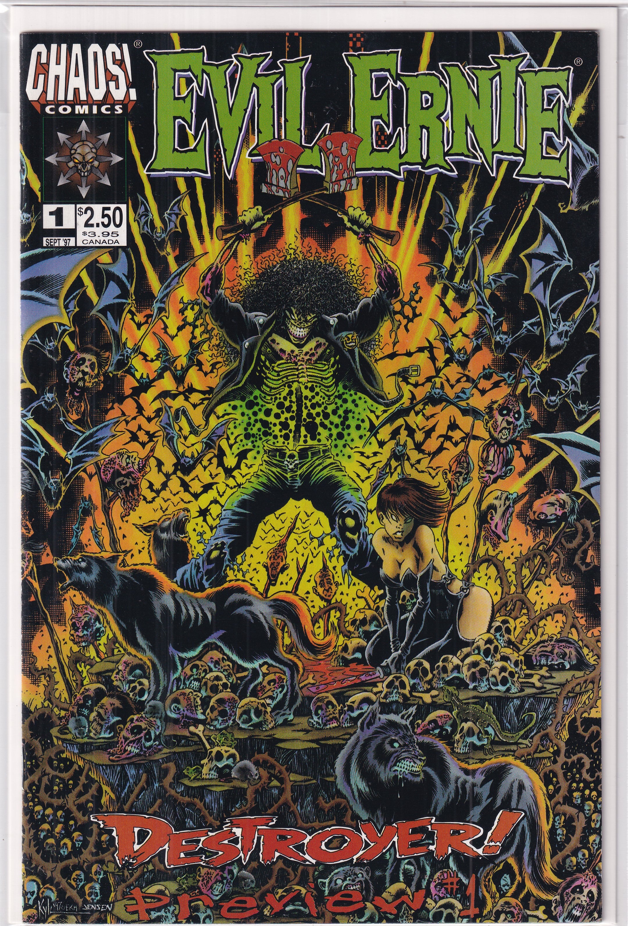 EVIL ERNIE THE RESURRECTION #1 DESTROYER - Slab City Comics 