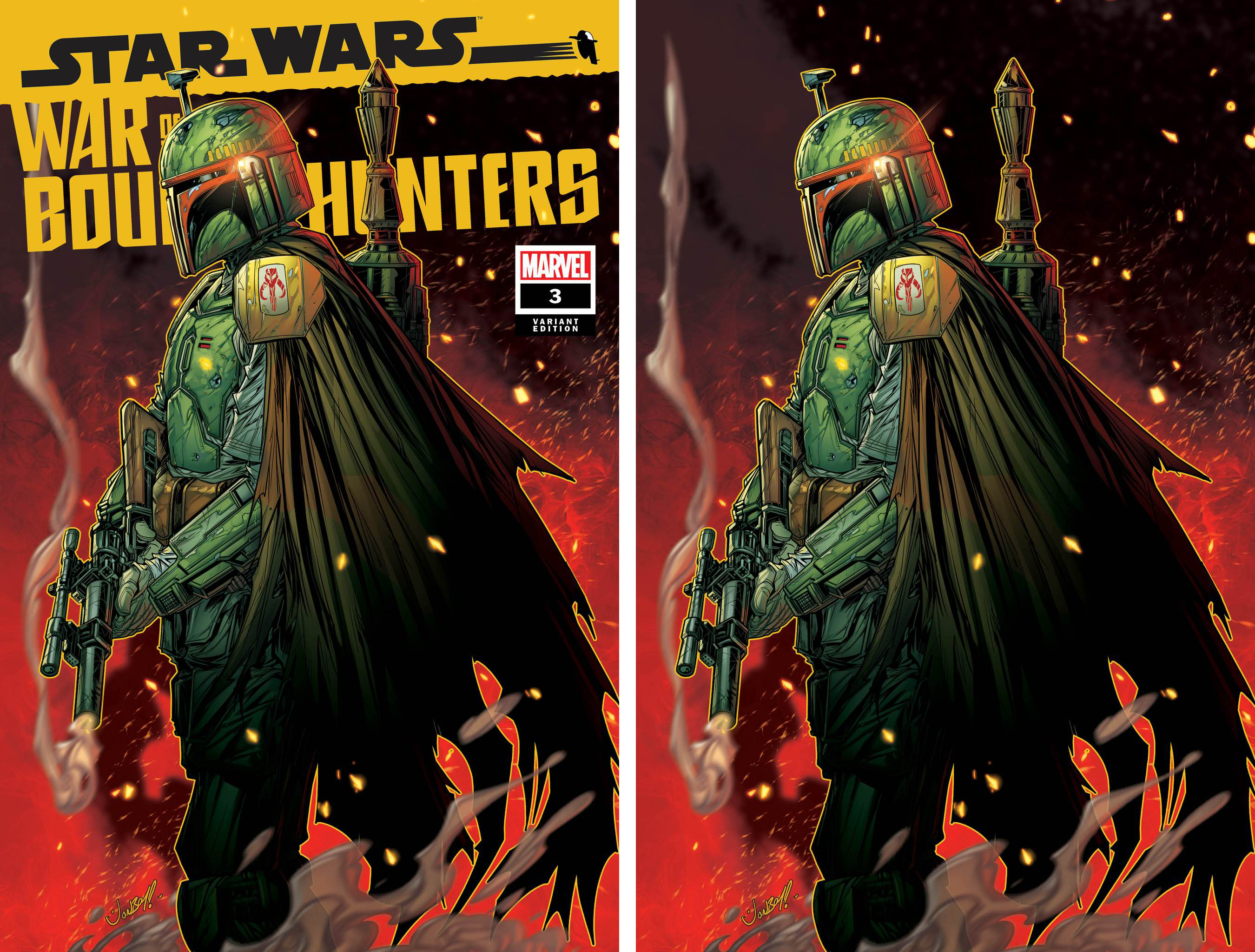 STAR WARS WAR OF THE BOUNTY HUNTERS #3 JONBOY MEYERS VARIANTS - Slab City Comics 