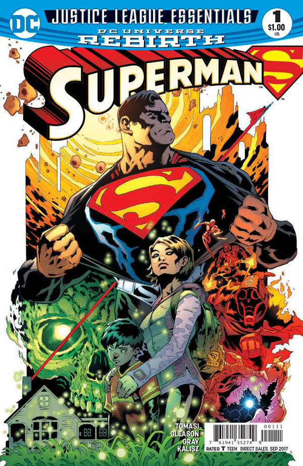 DC JUSTICE LEAGUE ESSENTIALS SUPERMAN #1 REBIRTH - Slab City Comics 