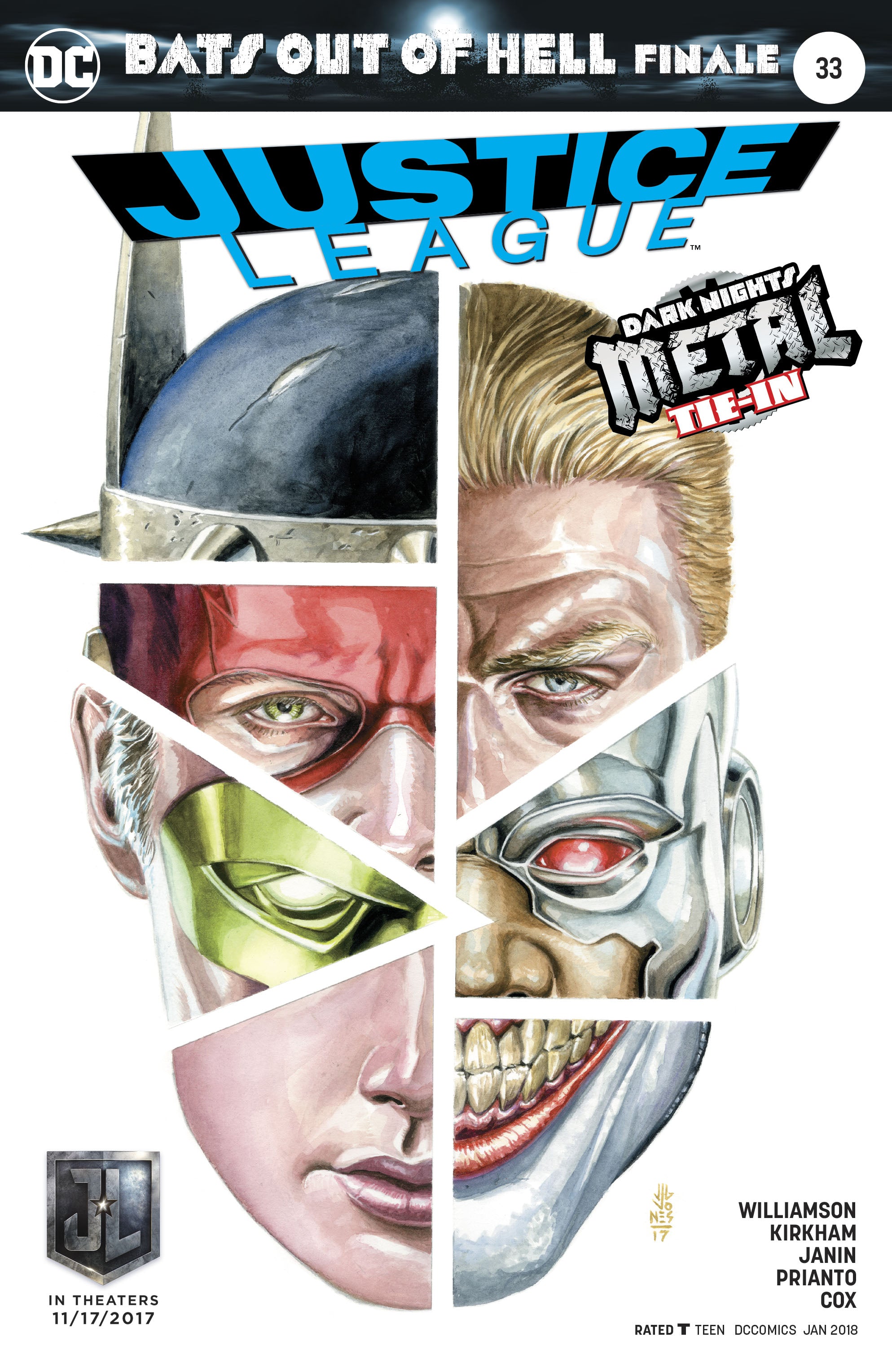JUSTICE LEAGUE #33 VARIANT - Slab City Comics 