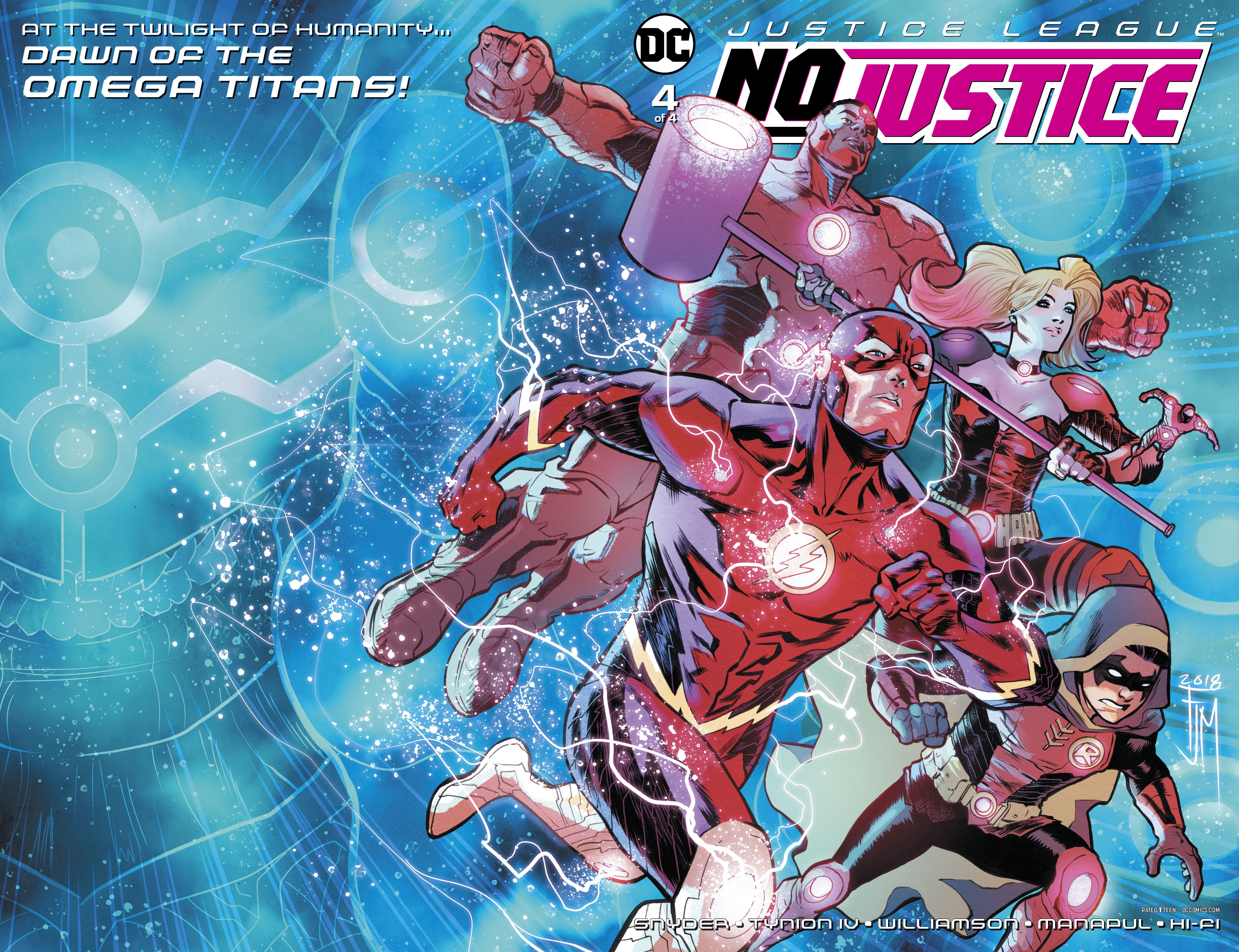 JUSTICE LEAGUE NO JUSTICE #4 - Slab City Comics 