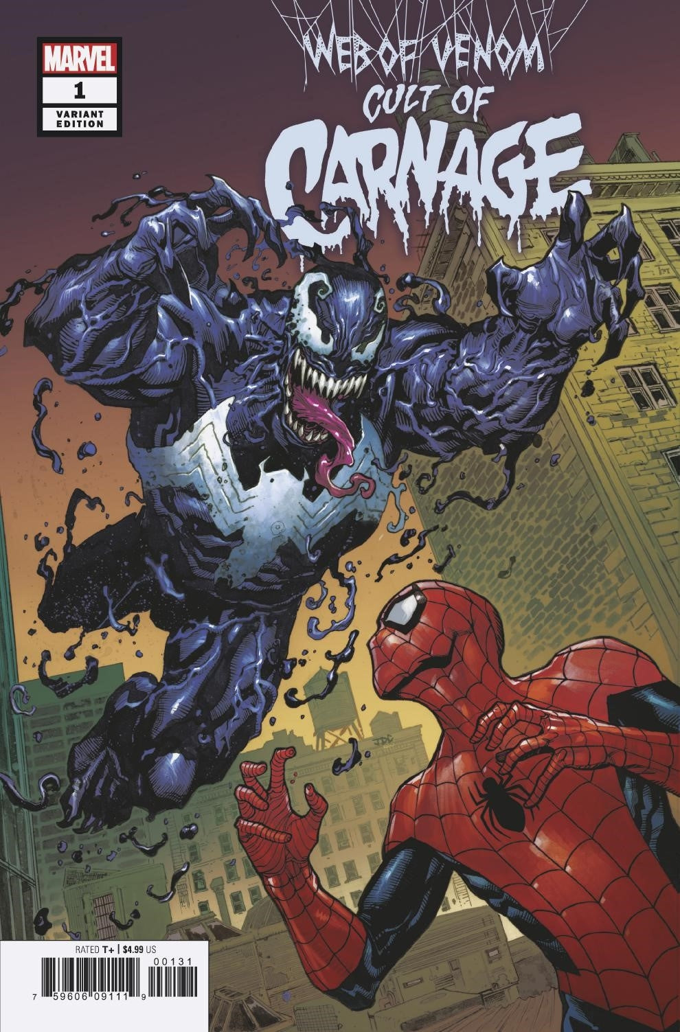 WEB OF VENOM CULT OF CARNAGE #1 CASSARA VARIANT - Slab City Comics 