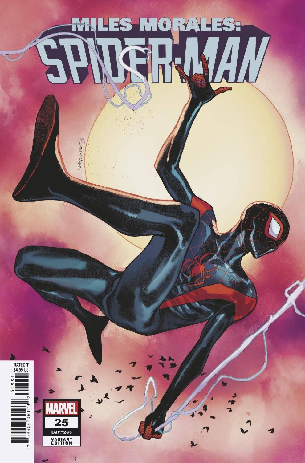 MILES MORALES SPIDER-MAN #25 1:25 PICHELLI VARIANT - Slab City Comics 