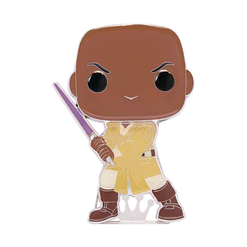 FUNKO LOUNGEFLY POP SIZED PIN STAR WARS MACE WINDU - Slab City Comics 