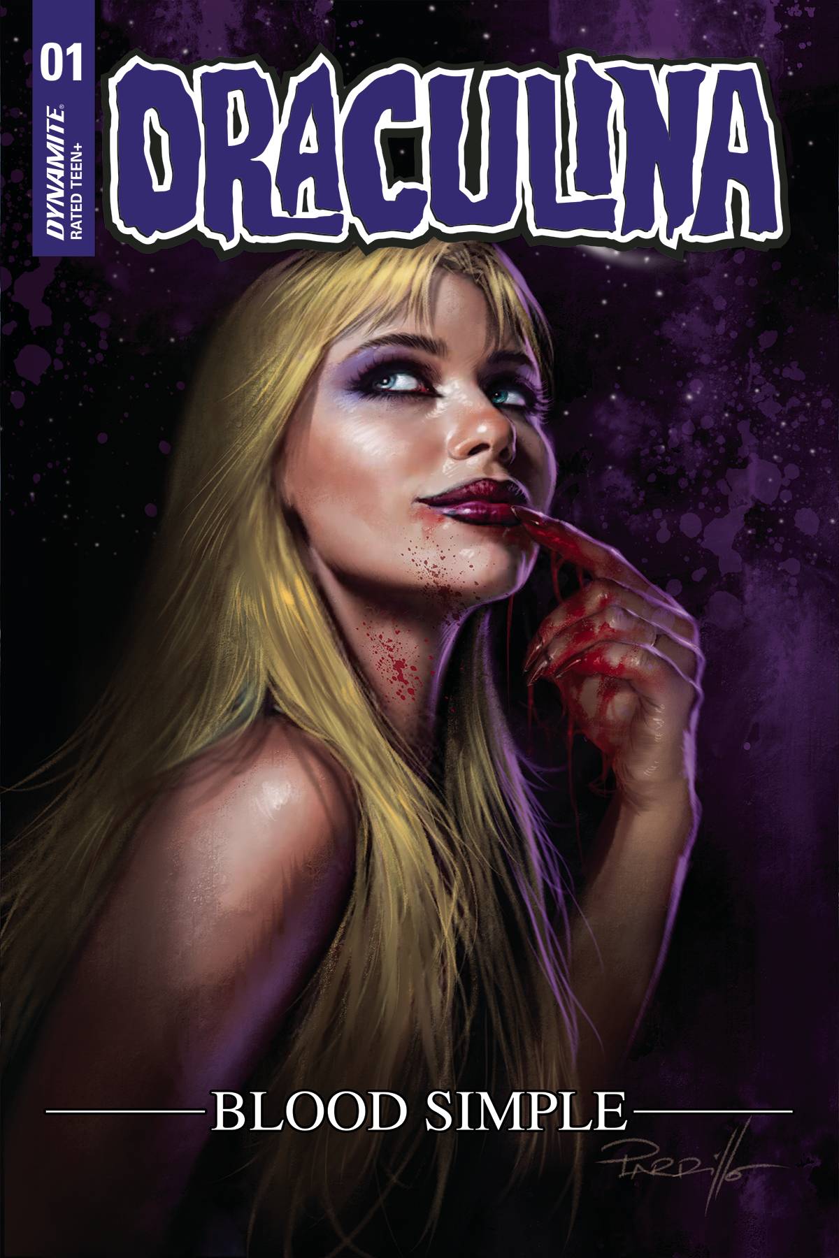 DRACULINA BLOOD SIMPLE #1 1:10 PARRILLO ORIGIN - Slab City Comics 