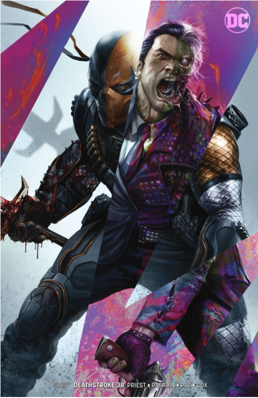 DEATHSTROKE #38 VARIANT (ARKHAM) - Slab City Comics 